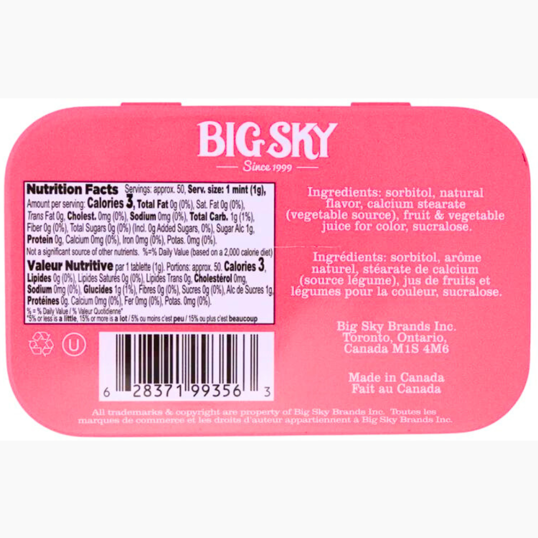 Big Sky Mints Bubblegum (1.76oz)