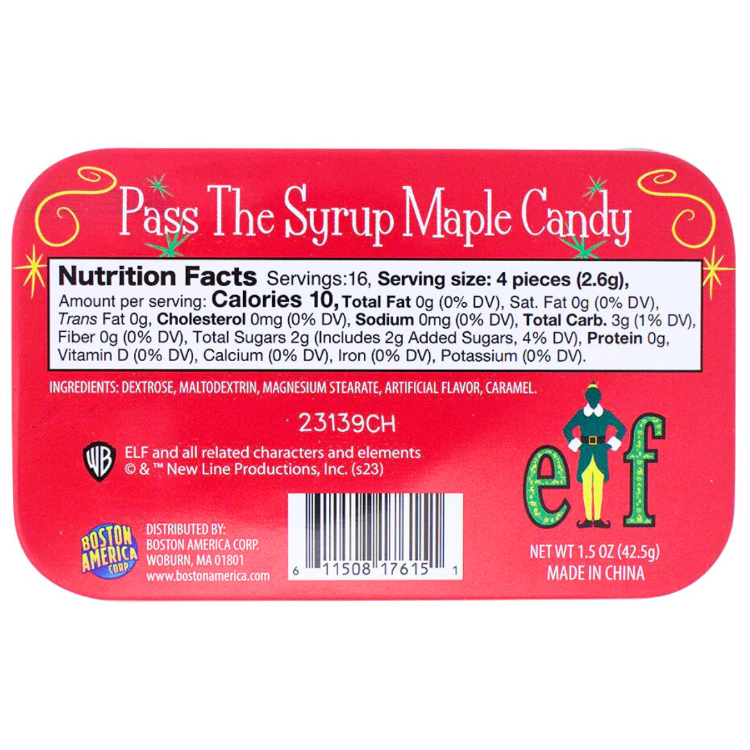 Boston America Elf Pass The Syrup Maple Candy (1.5oz)