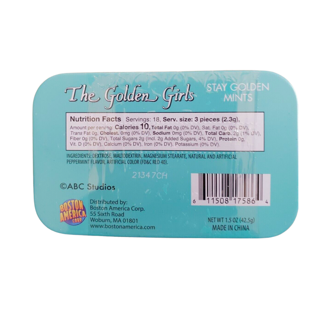 Boston America The Golden Girls Candy Tin (1.2oz)
