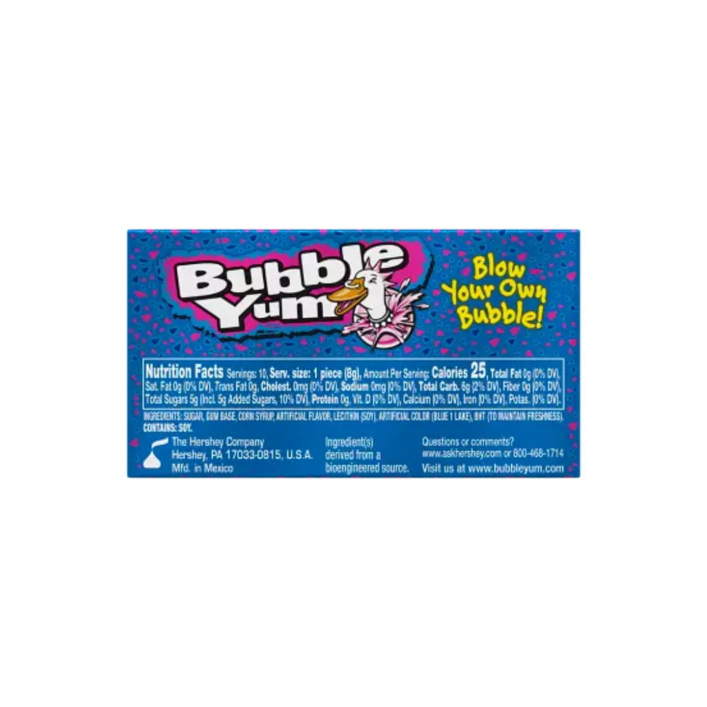 Bubble Yum Cotton Candy Gum - 1.4oz