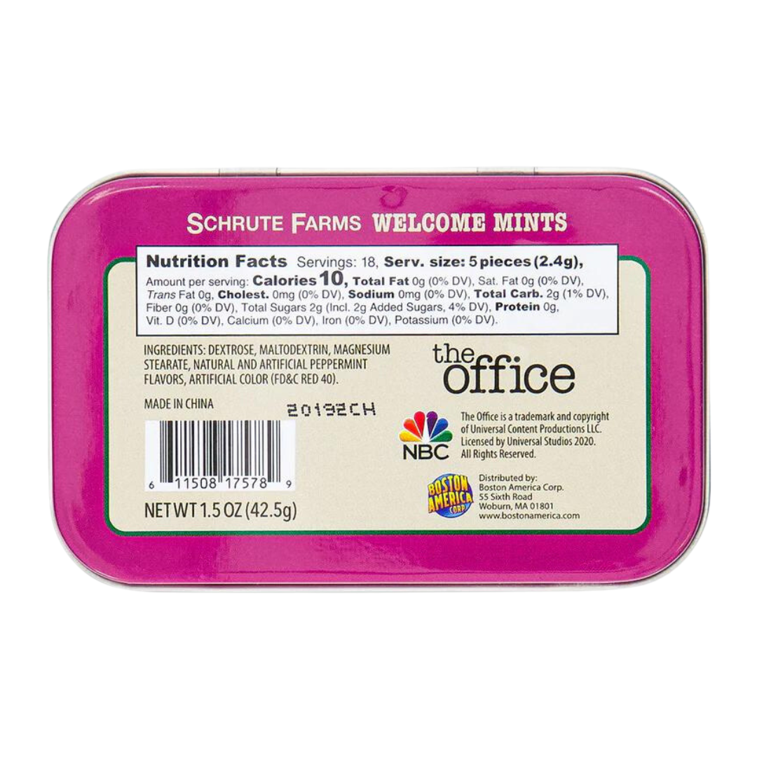 Boston America Schrute Farms Welcome Mints (1.5oz) Secondary image