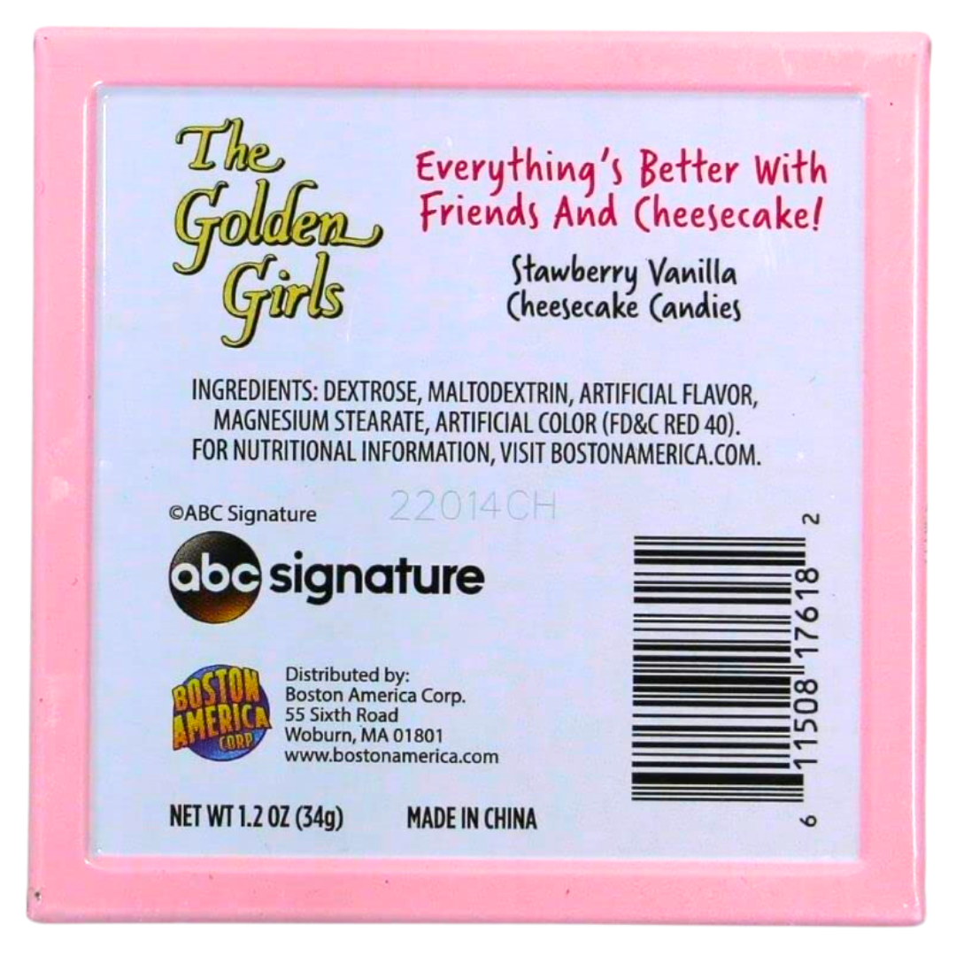 Boston America The Golden Girls Stay Golden Cheesecake Mints (1.2oz)