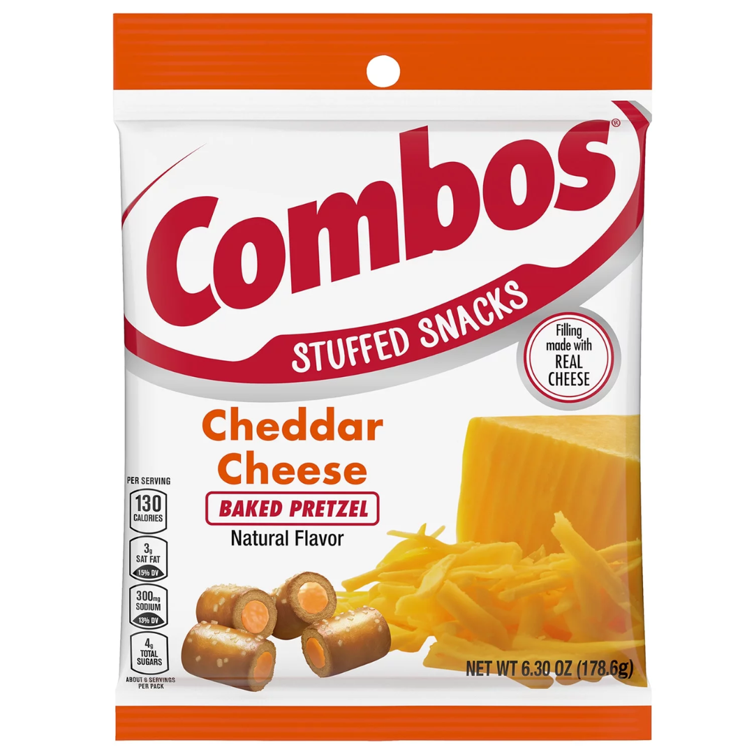 Combos Cheddar Cheese Pretzel Family Size (6.3oz) Main image