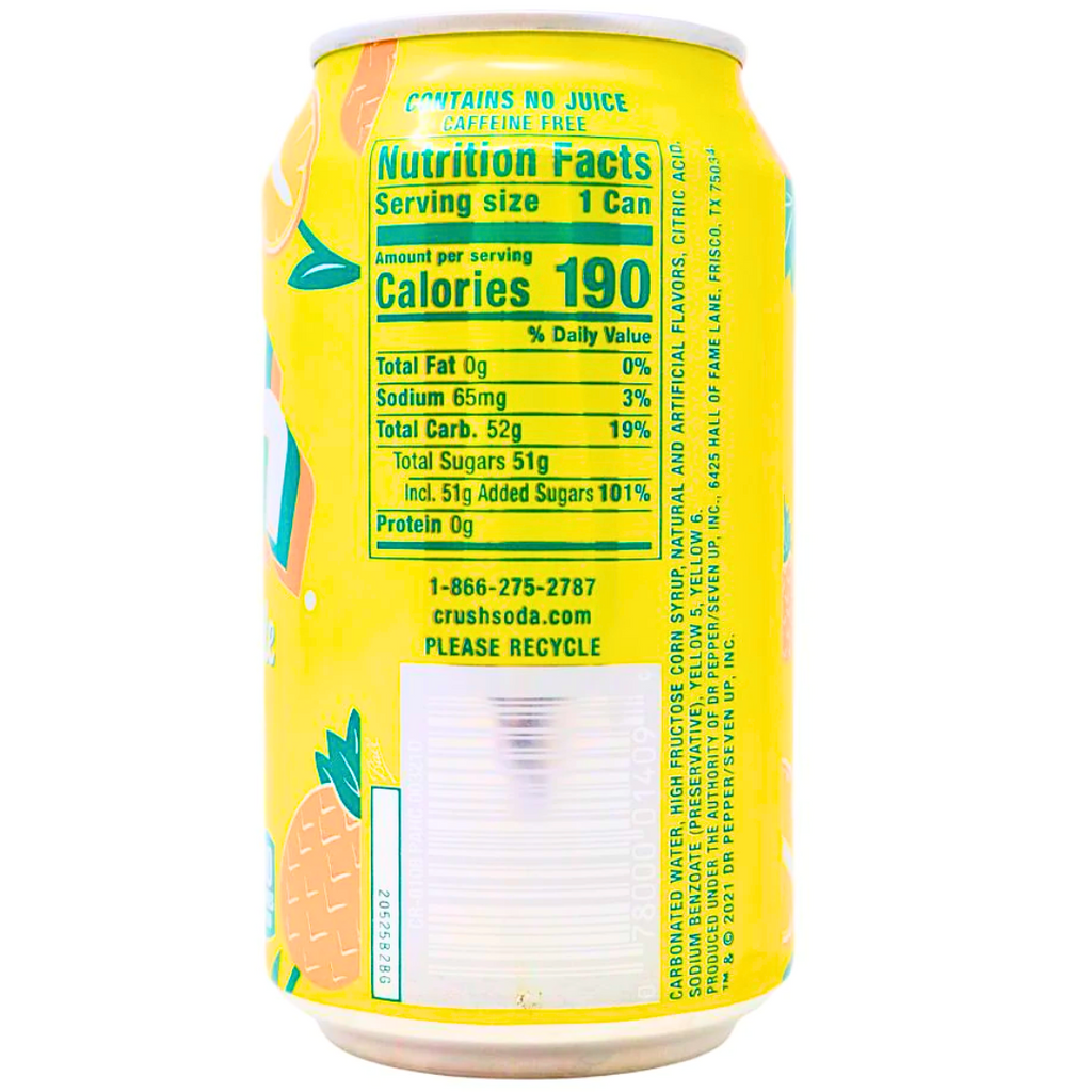 Crush Pineapple Can (12oz)