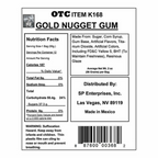 Gold Mine Nugget Gum (2oz)