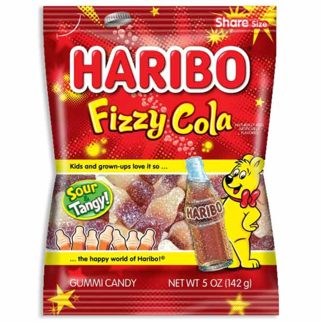 Haribo Fizzy Cola Peg Bag (4.5oz) Main image