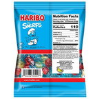 Haribo Smurfs Peg Bag (4.5oz)