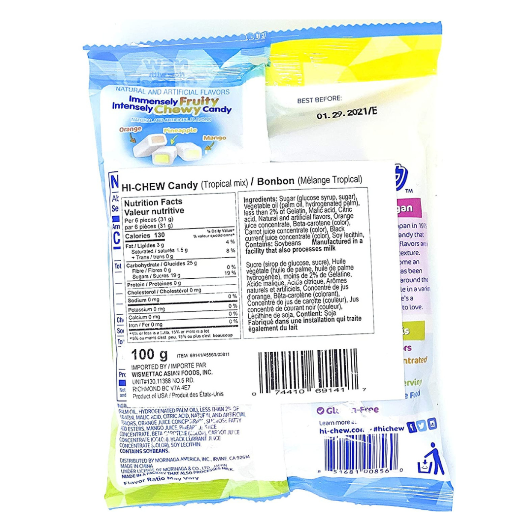 Hi-Chew Tropical Mix Peg Bag (3.53oz)