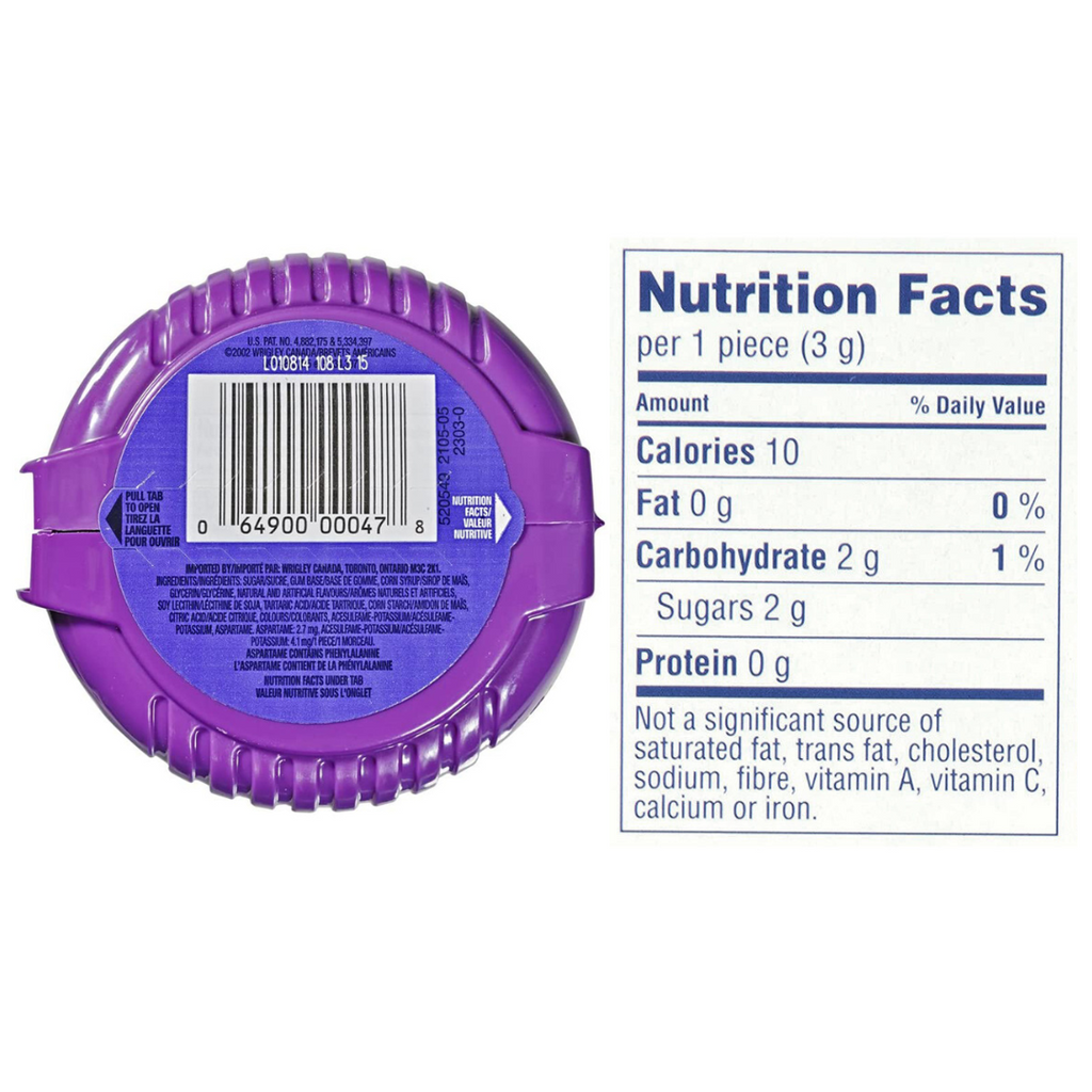 Hubba Bubba Grape Bubble Tape (2oz)