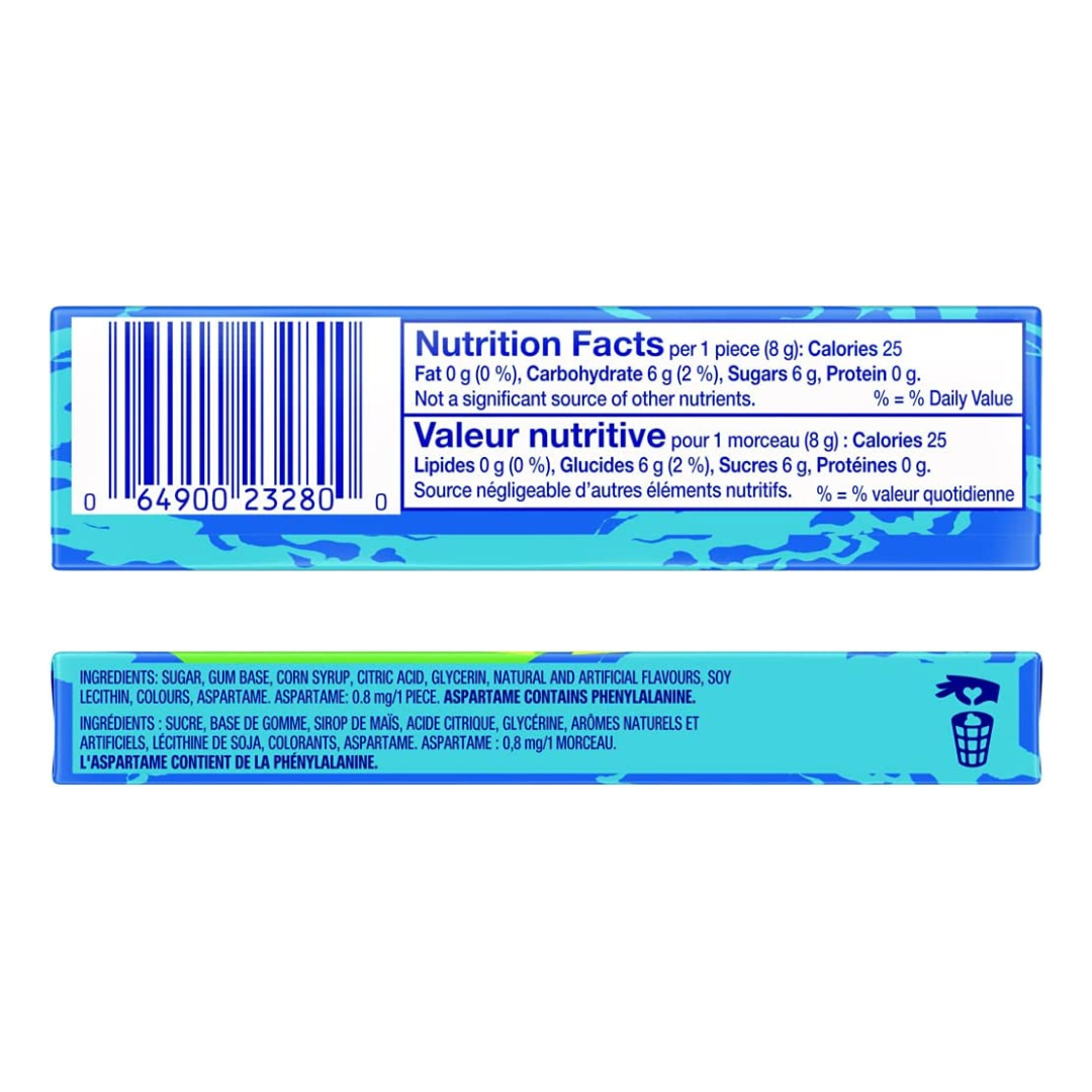 Hubba Bubba Max Sour Blue Raspberry (1oz)