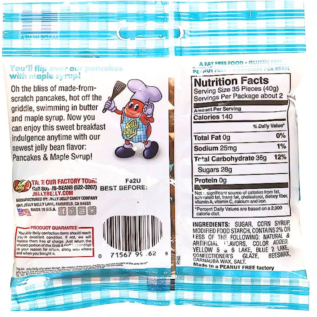 Jelly Belly Pancakes & Maple Syrup Jelly Beans (3.5oz) Sugarush