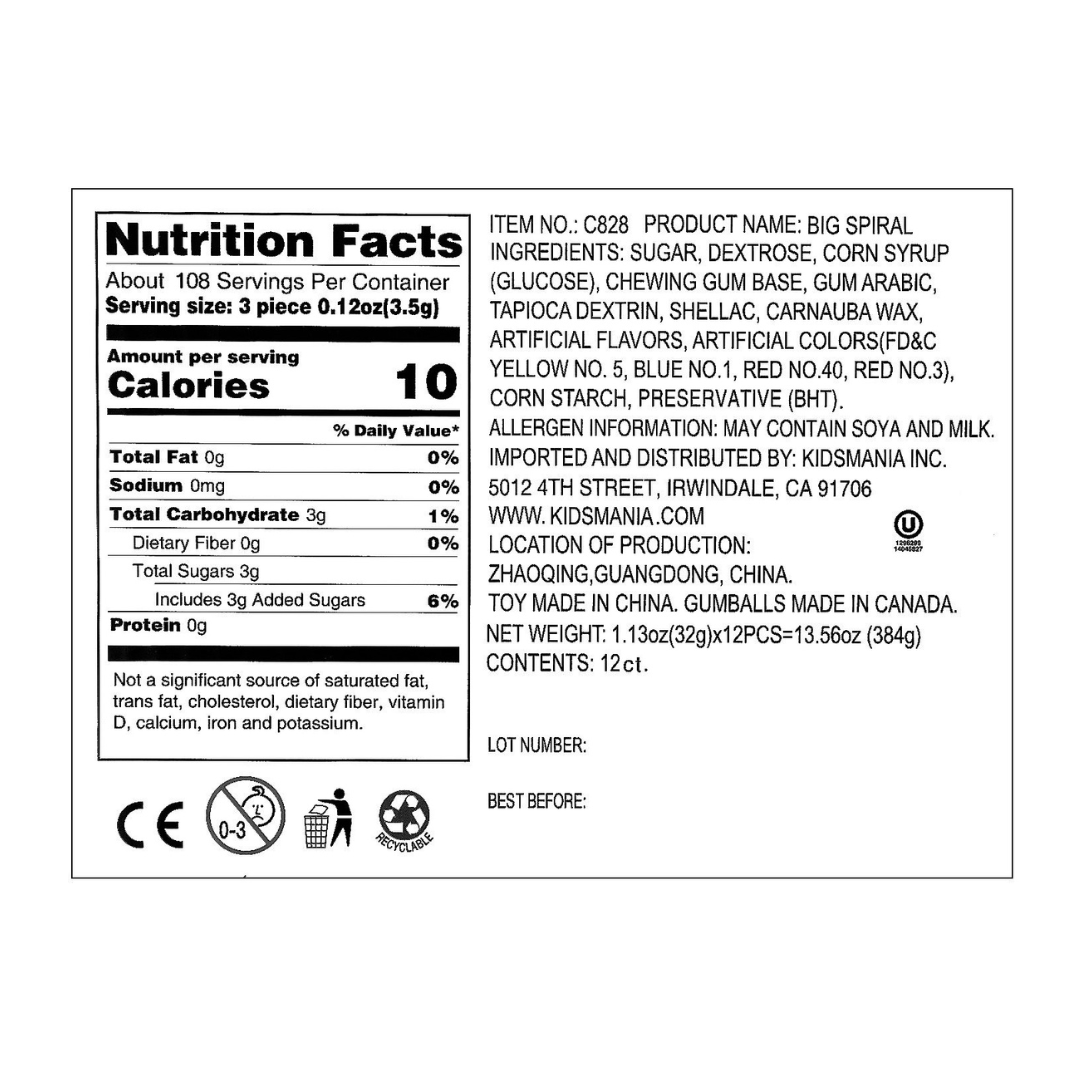 Kidsmania Dubble Bubble Gumball Dispenser (1.4oz) Secondary image