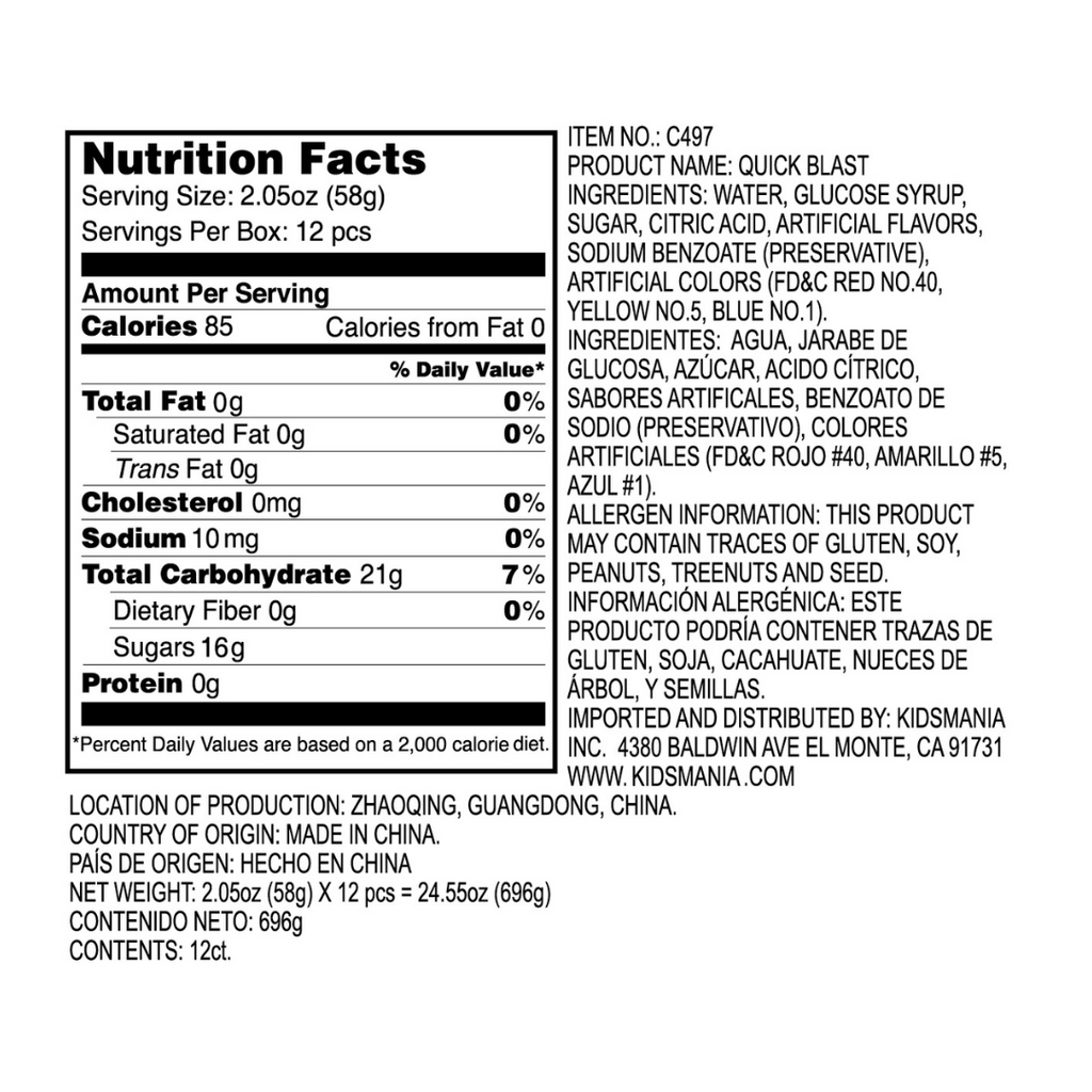Kidsmania Quick Blast Spray (2.01oz)