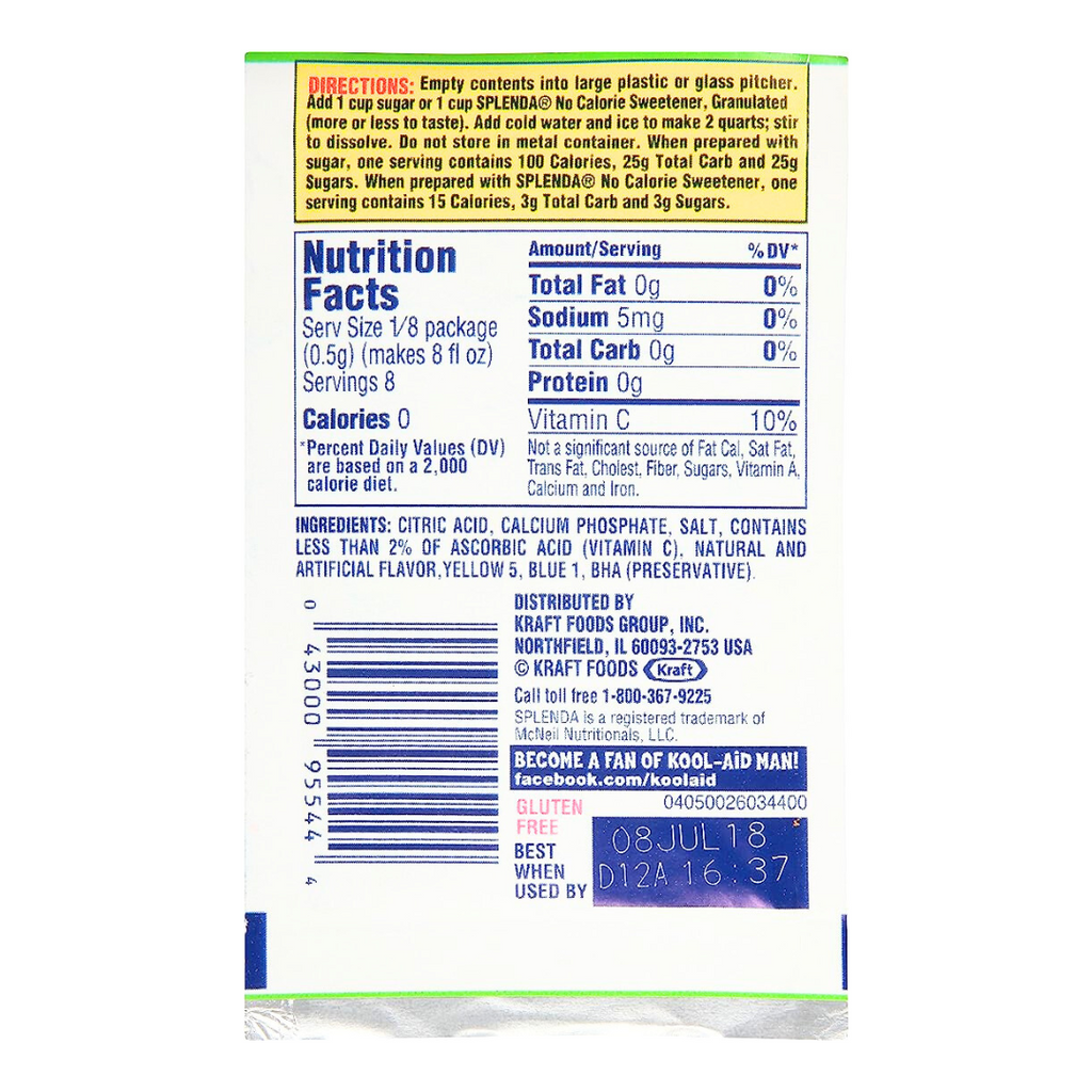 Kool-Aid Lemon-Lime (0.13oz)