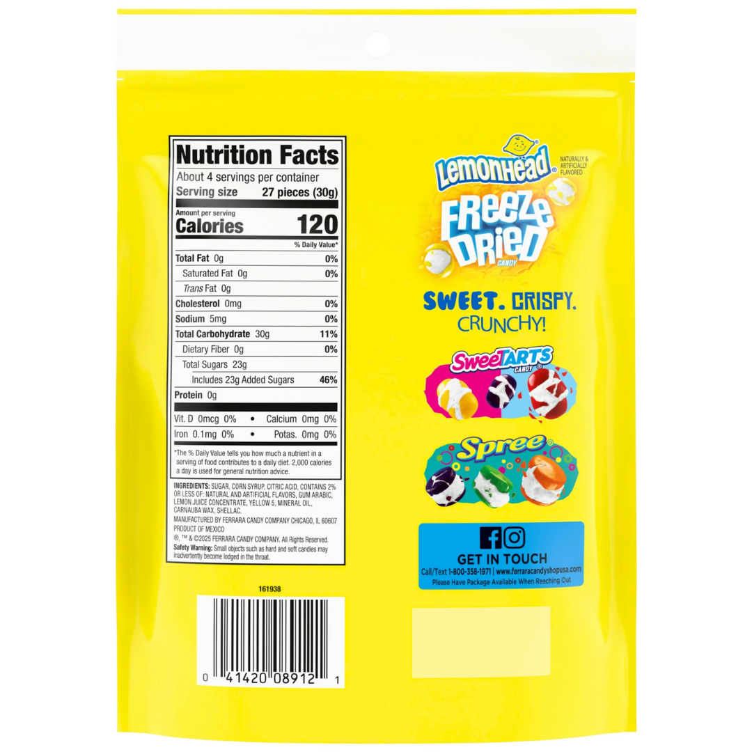 Lemonhead Freeze Dried Candy (4oz) Secondary image