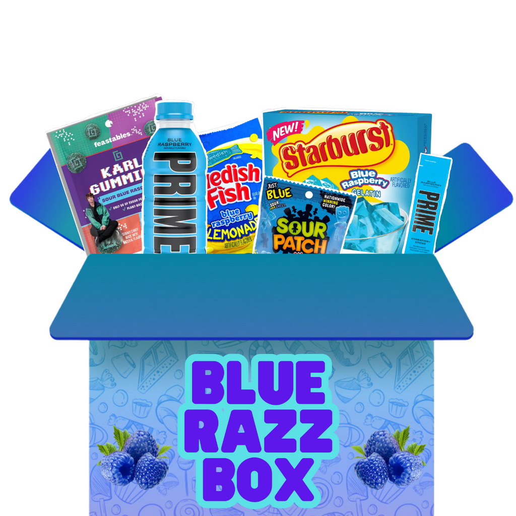 Sugar Rush Blue Razz Themed Box