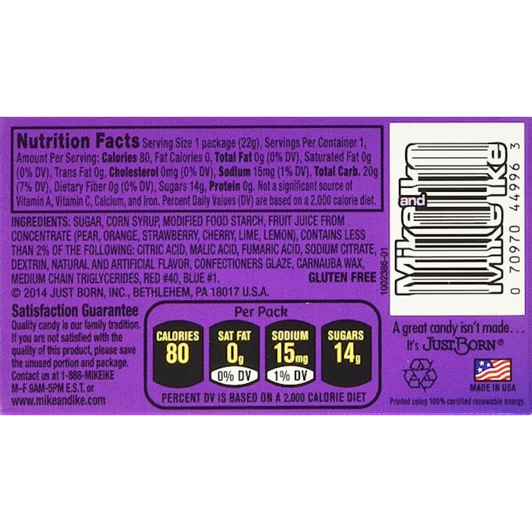 Mike And Ike Jolly Joes Theatre Box (4.25oz) Secondary image