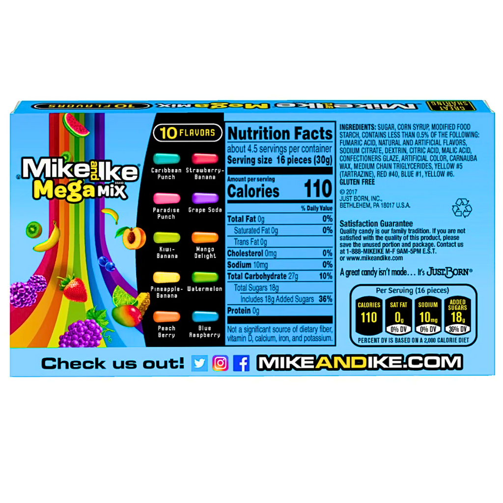 Mike And Ike Mega Mix Theatre Box (5oz)