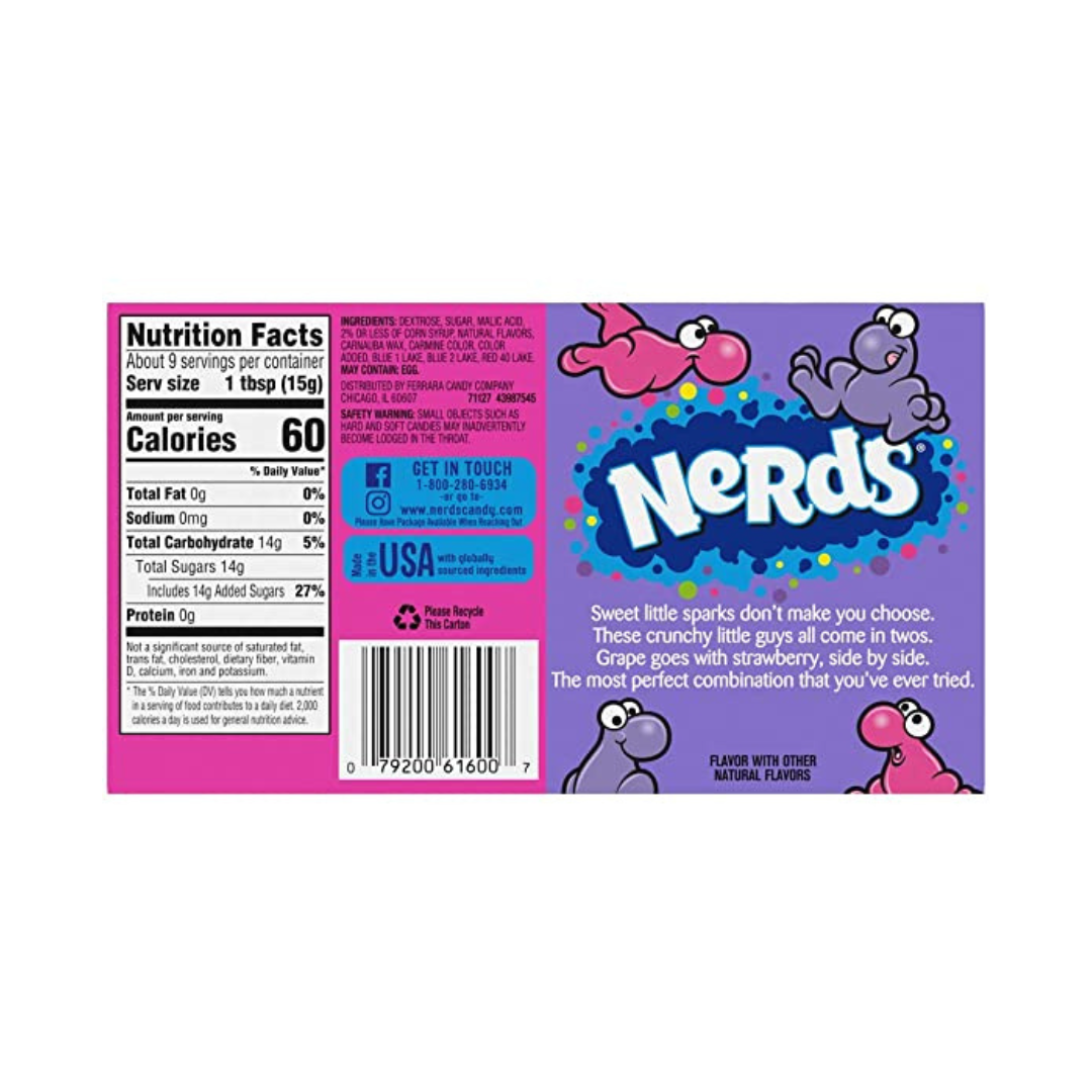 Nerds Grape & Strawberry Theatre Box (5oz) Secondary image