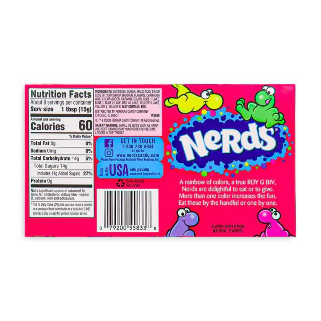 Nerds Rainbow Theatre Box (5oz)