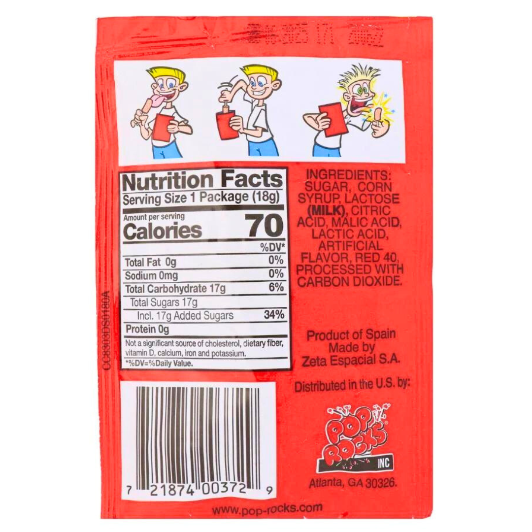 Pop Rocks Dips Sour Strawberry (0.63oz) Secondary image