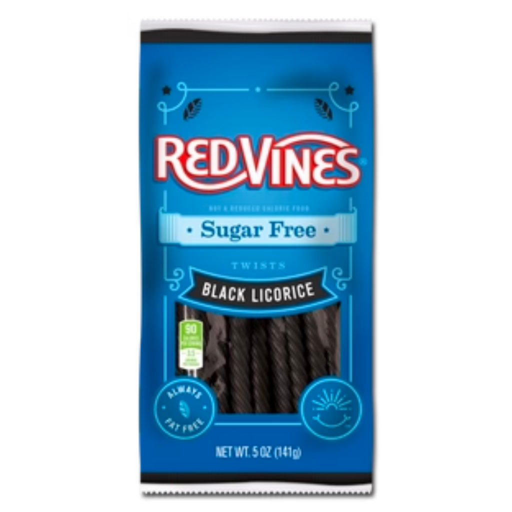 Red Vines Sugar Free Black Licorice Peg Bag (5oz)