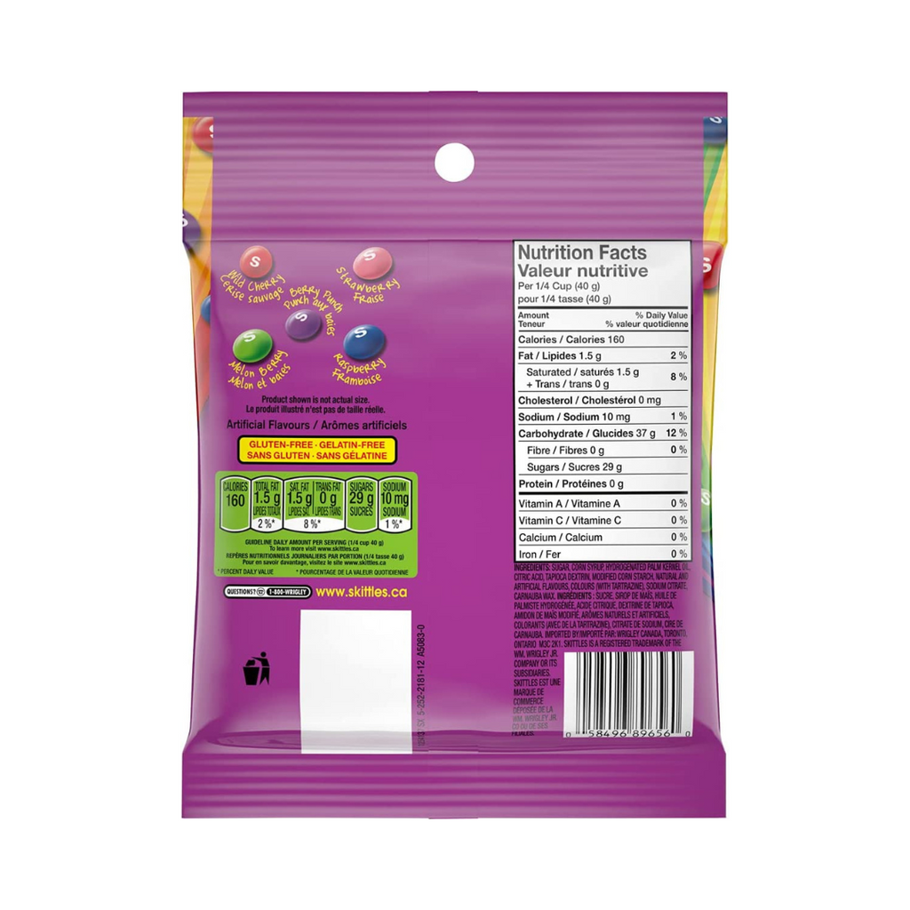 Skittles Gummies Wild Berry Peg Bag (5.8oz) – Sugarush