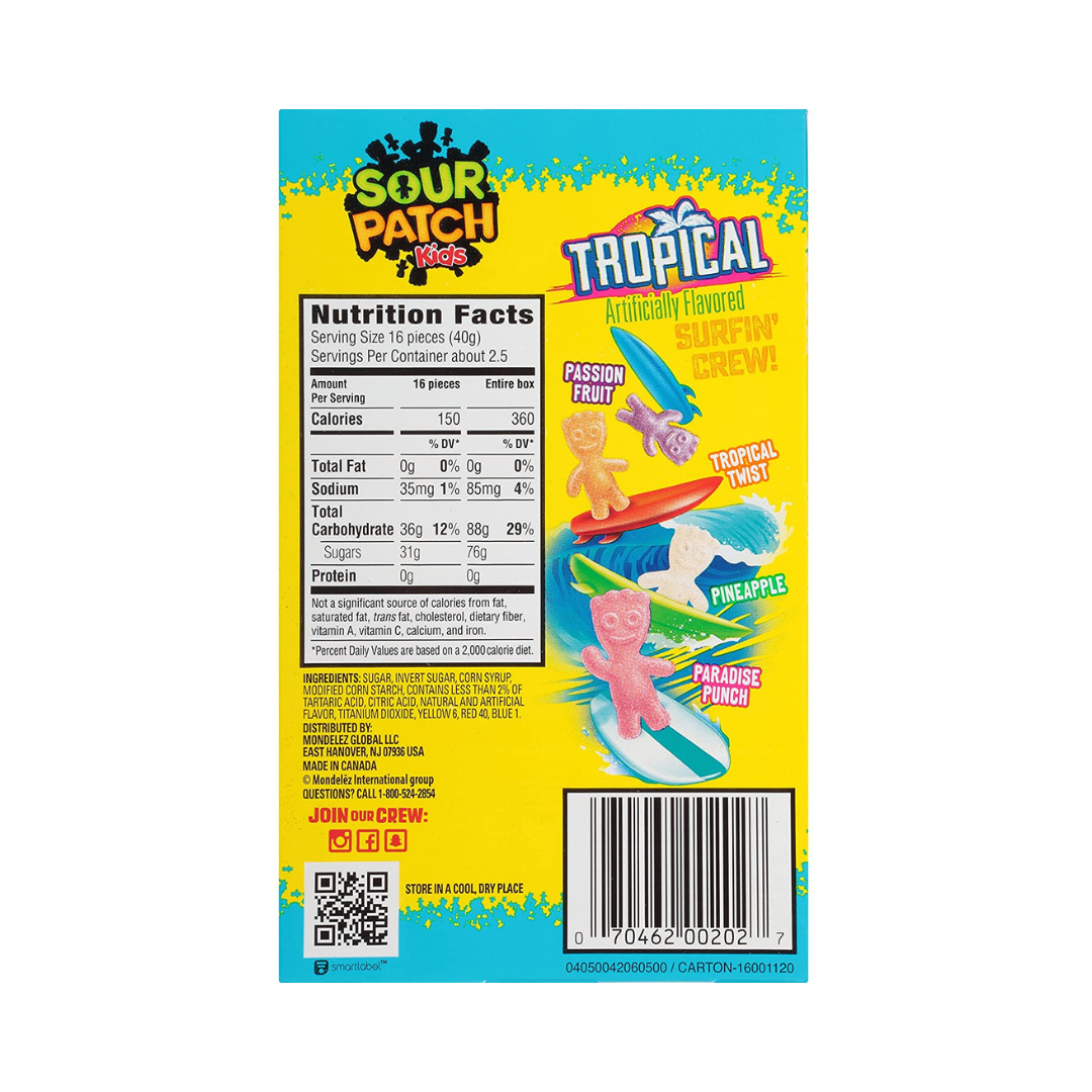 Sour Patch Kids Tropical Theatre Box (3.5oz) Secondary image