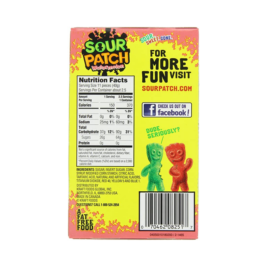 Sour Patch Kids Watermelon Theatre Box (3.5oz)