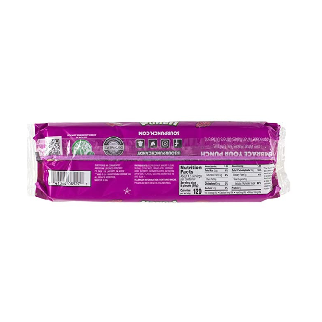 Sour Punch Straws Grape (2oz)
