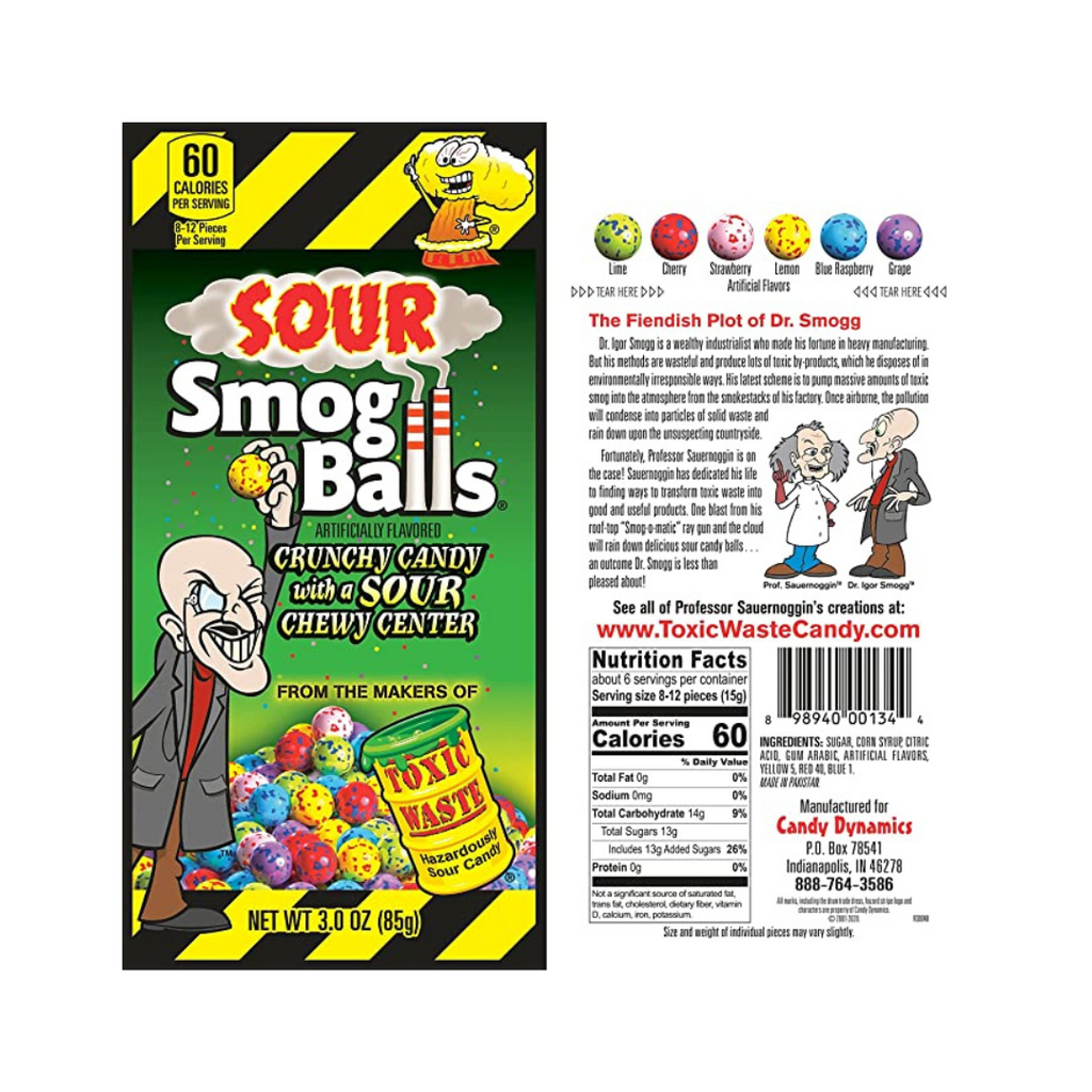 Sour Smog Ball Theatre Box (3.5oz)