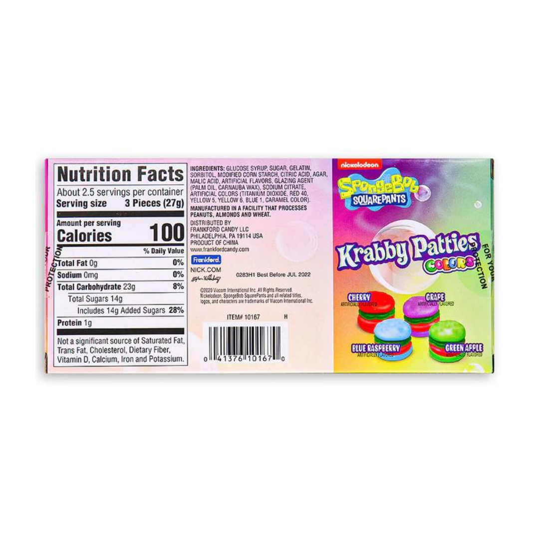 SpongeBob Krabby Patties Colours Theatre Box (2.54oz) Secondary image