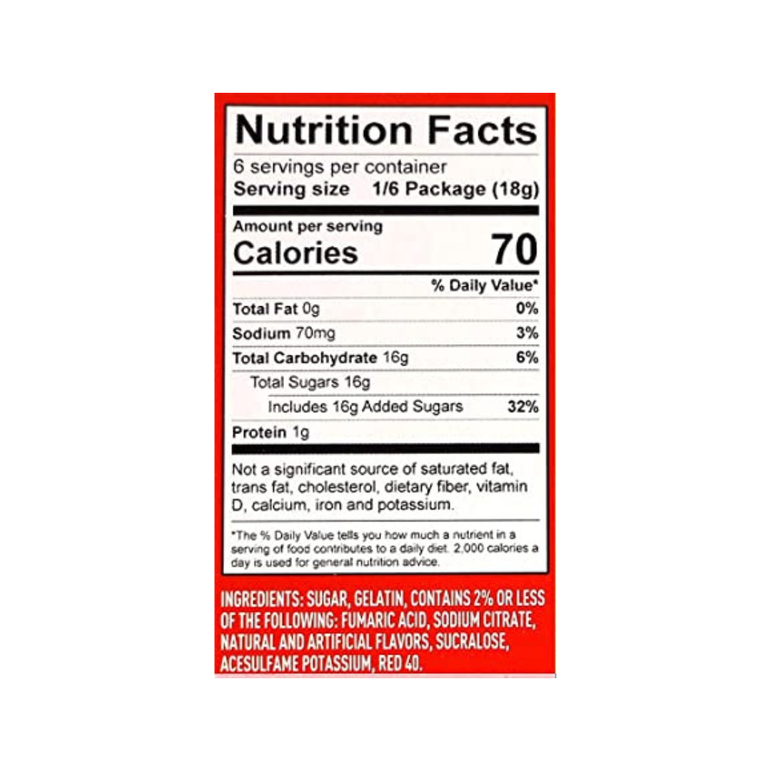 Starburst Gelatin Cherry (3.87oz) Secondary image