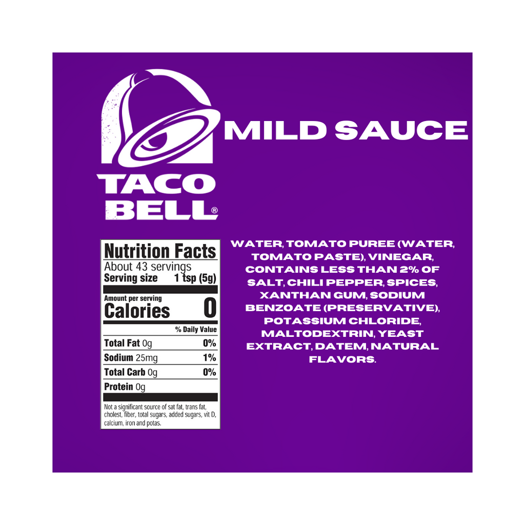 Taco Bell Mild Sauce (7.5oz)