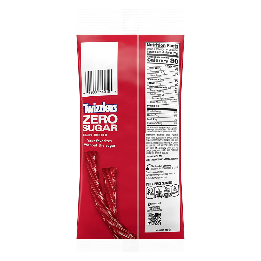 Twizzlers Strawberry Sugar Free Peg Bag (5oz) Secondary image