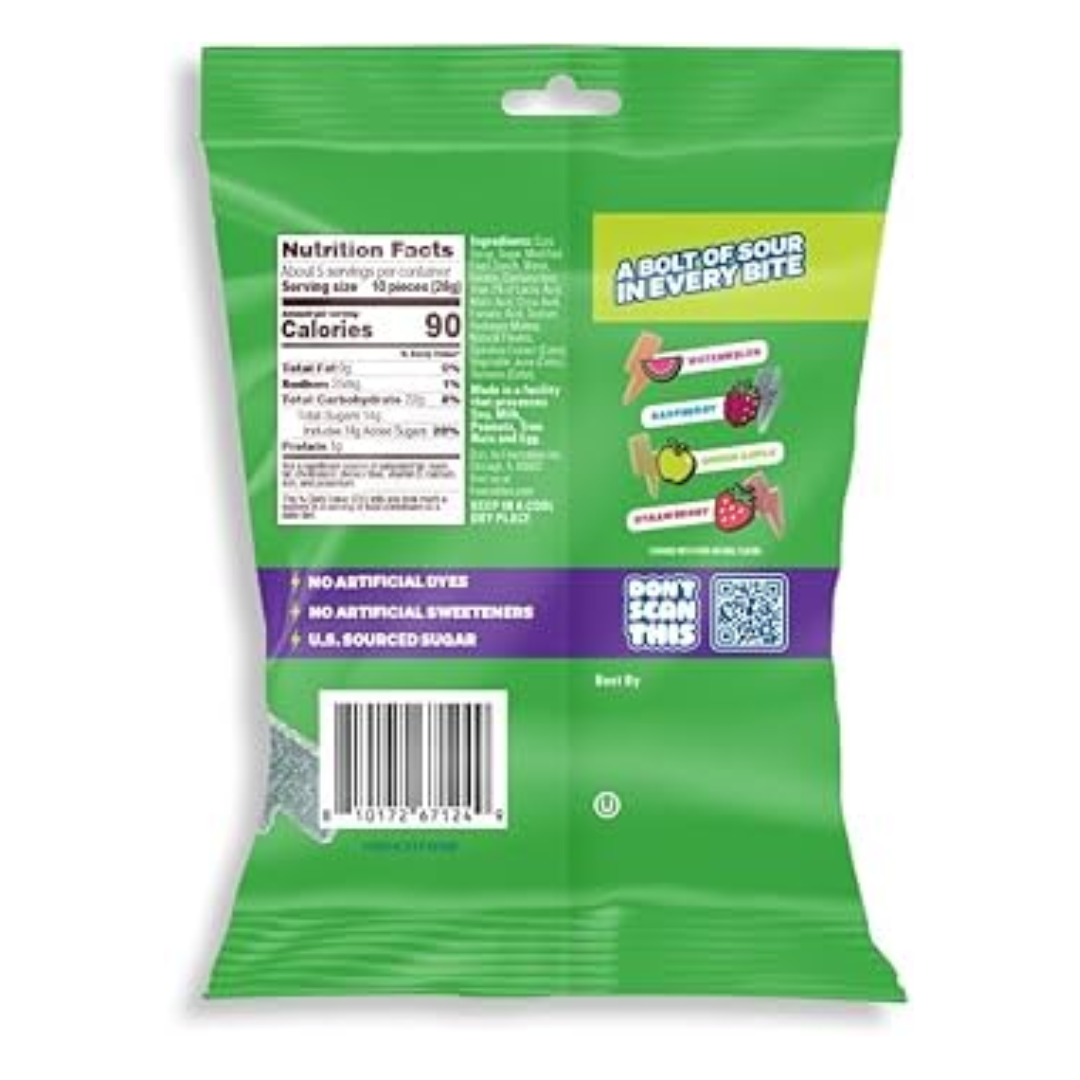Mr Beast Feastables Sour Strikes Peg Bag (4.5oz)