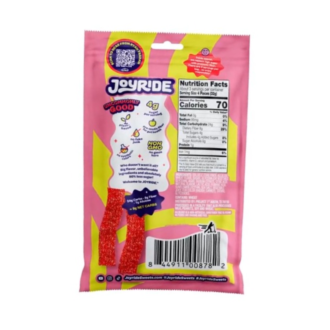 Joyride Sour Pink Lemonade Strips (3.5oz) Secondary image