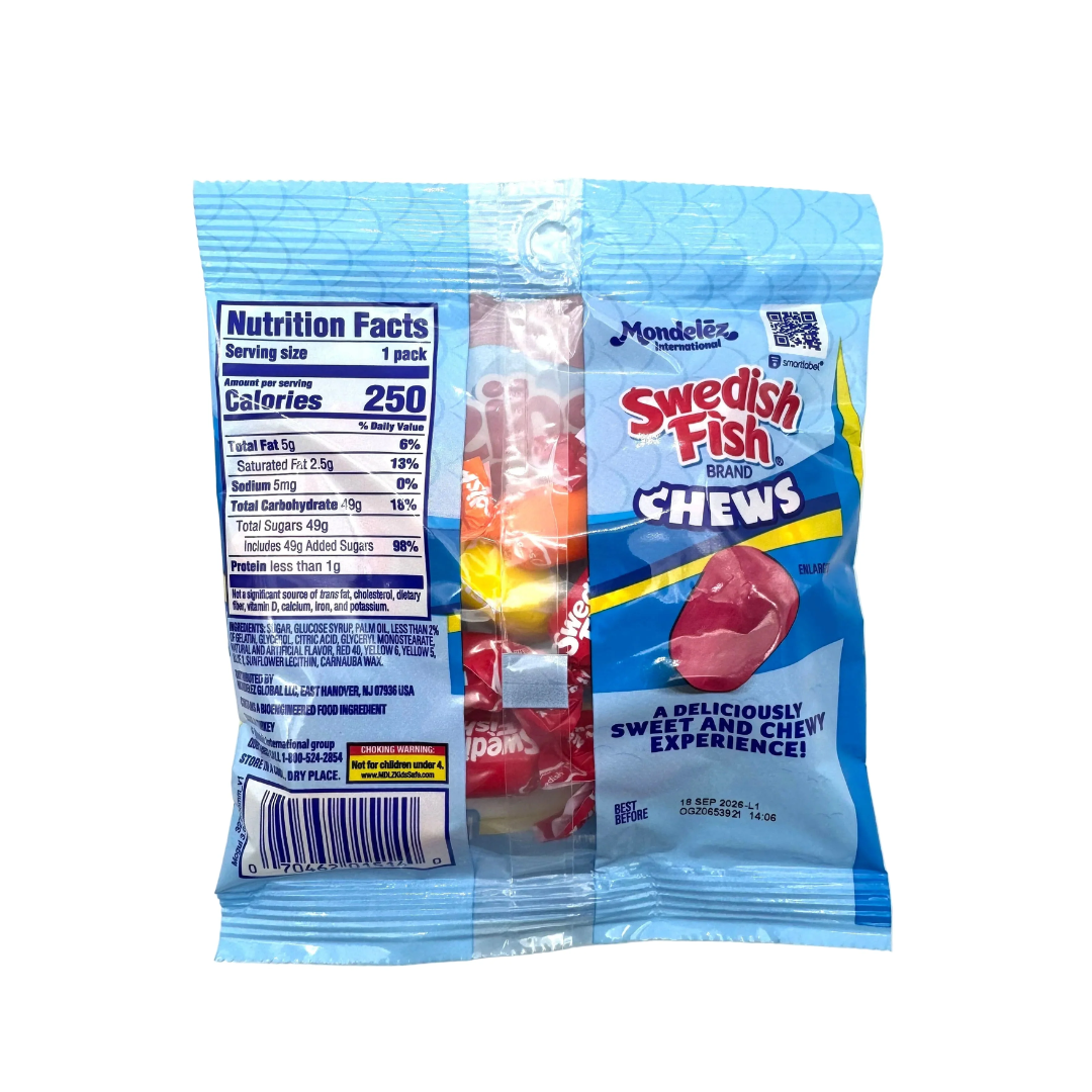 Swedish Fish Chews Peg Bag (2.12oz)