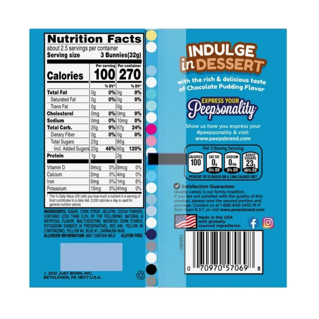 Peeps Chocolate Pudding (3oz) Secondary image