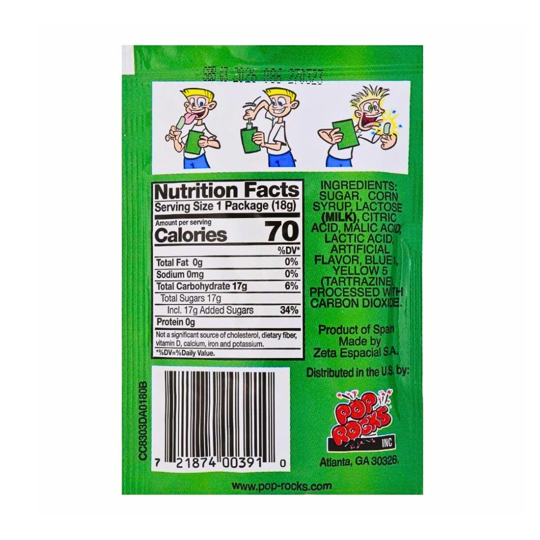 Pop Rocks Dips Sour Apple (0.63oz)