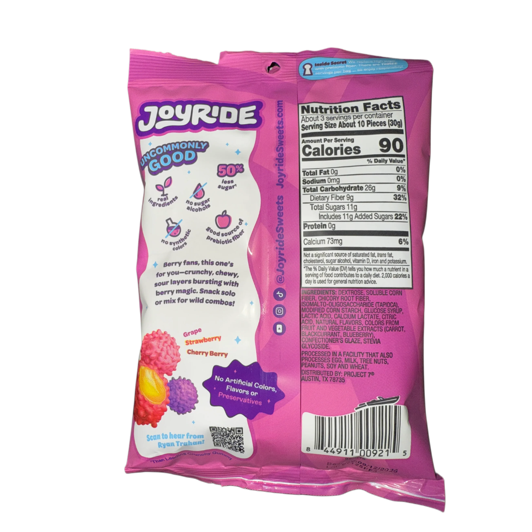 Joyride Gummy Busters Berry Mix (3.5oz)