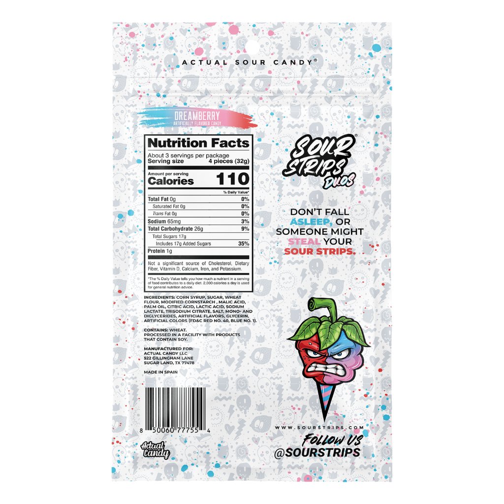 Sour Strips Dreamberry (3.4oz)