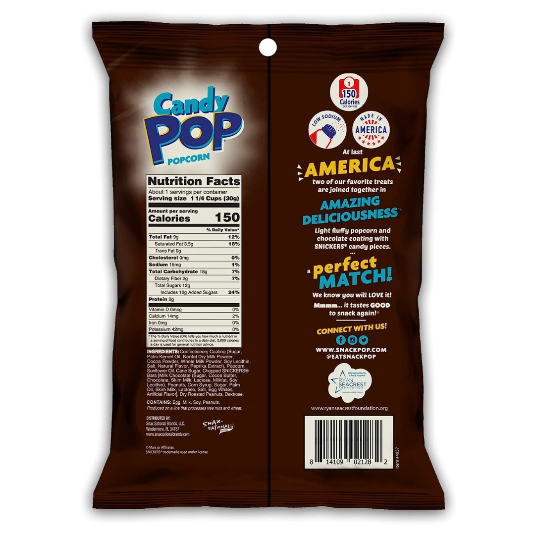 Candy Pop Popcorn Snickers (5.2oz)