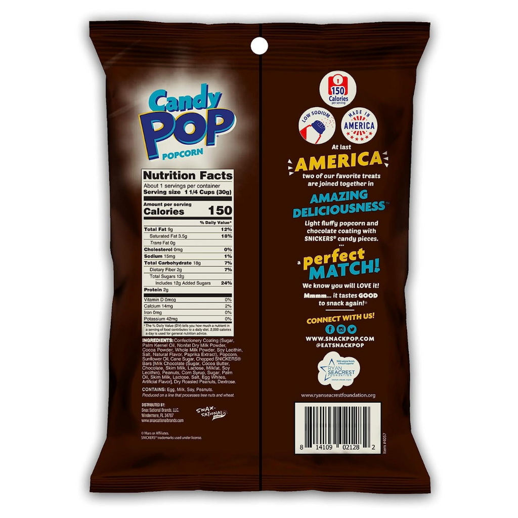 Candy Pop Popcorn Snickers (5.2oz) – Sugarush