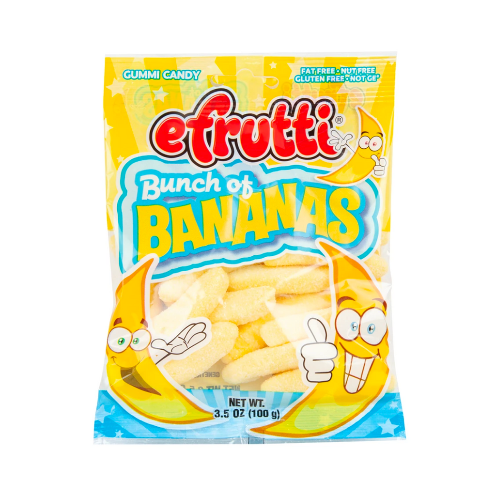 Efrutti Bunch Of Bananas Gummi Candy Peg Bag (3.5oz)
