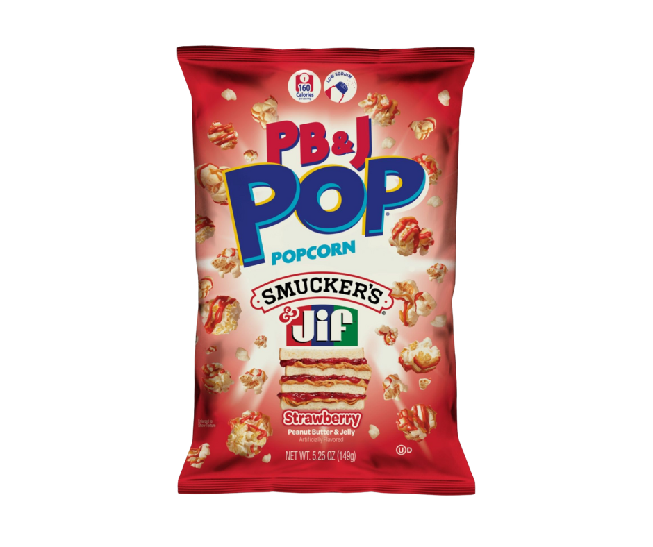 Pb & J Pop Strawberry Smuckers And Jif Popcorn (5.25oz)