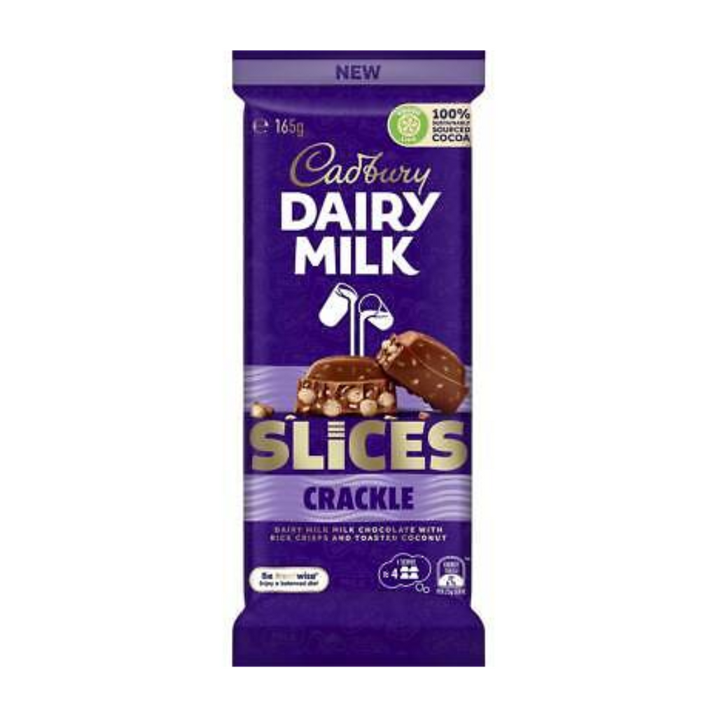 Cadbury Dairy Milk Slices Crackle (5.82oz)