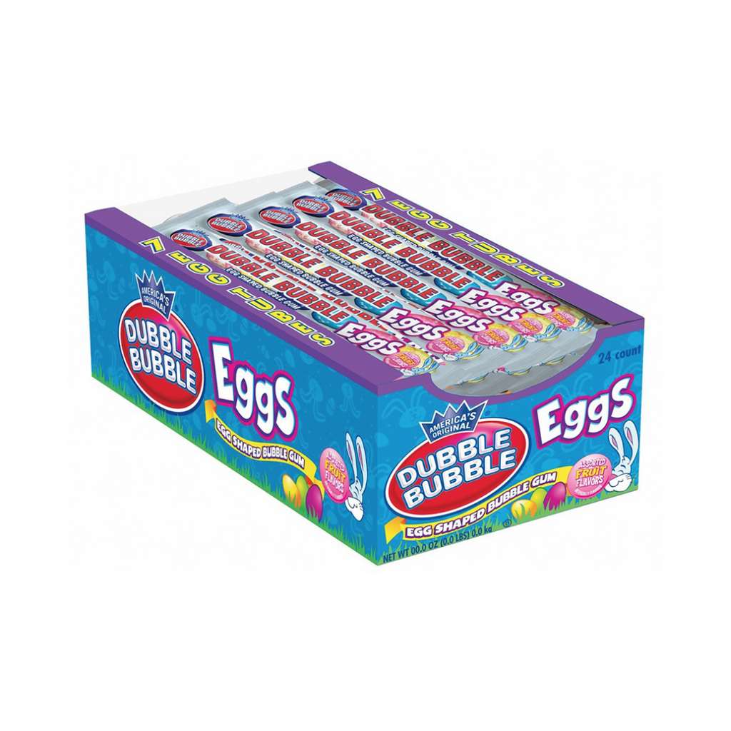 Dubble Bubble Egg Shaped Bubble Gum (2.1oz)