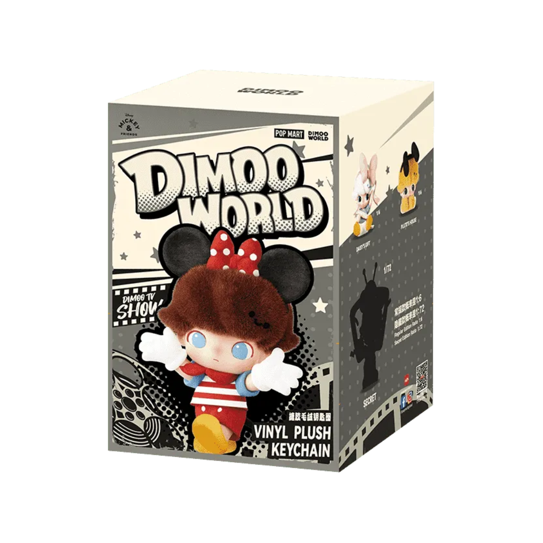 Dimoo World Disney Vinyl Plush Keychain Blind Box
