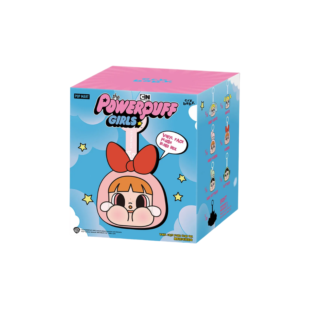 ぬいぐるみ The Powerpuff Girls Vinyl Figure Plush Pop Mart Powerpuff Girls Vinyl Face Plush Blind Box – Sugarush